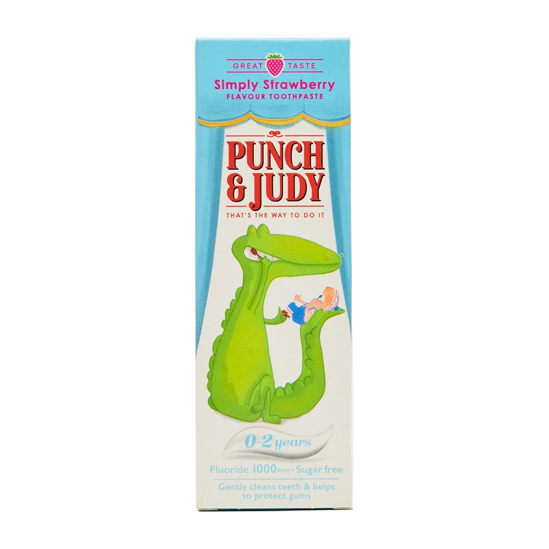 Punch & Judy Kids Toothpaste - Baby Strawberry Flavour, 0-2