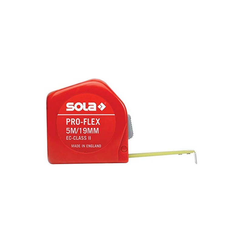 Sola PF 3 3 m "Pro-Flex" Tape Measure - Red