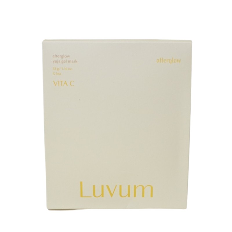 Lovium Loveum After Glow Yuzu Gel Mask Pack 5 sheets