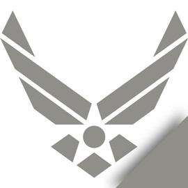 Yoonek Graphics Air Force Decal Sticker for Car Window, Laptop, Motorcycle, Walls, Mirror and More. # 561 (6" x 6.7", Other)