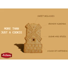 Archway Cookies, Crispy Windmill, 9 Ounce (Count of 9) Pack of 1