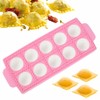 Kovcfon Mould for Round Ravioli Italian Ravioli Trays Mold Ravioli