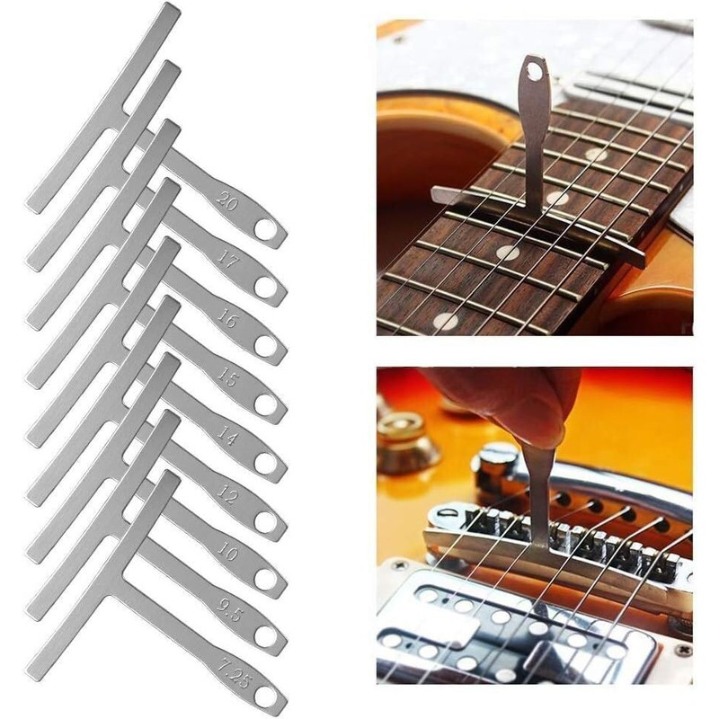 Guitar Luthier Tools Hammer File Fret Crowning Rocker Straight Edge