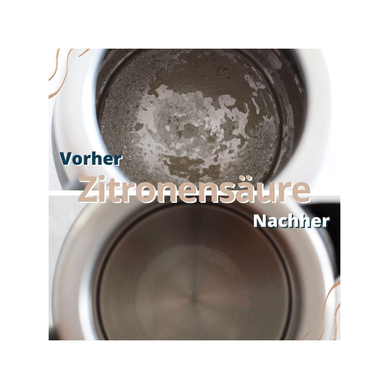 Zitronensäure 200 g Pulver, Monohydrat, Lebensmittelqualität E330, Entkalker, Reiniger, Citronensäure