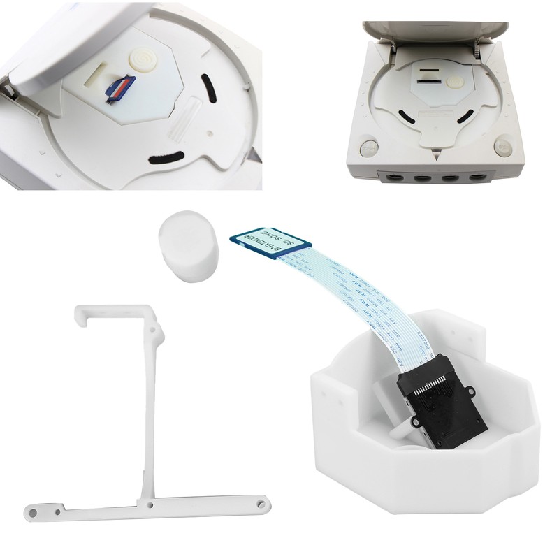 Memory Card Install Three Dimensional Print Extender Adapter for Sega