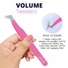 SIVOTE Volume Lash Tweezers for Eyelash Extensions – Professional Stainless