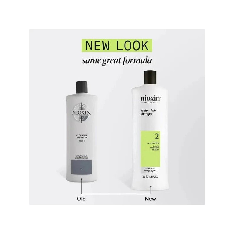 Nioxin Scalp + Hair Thickening System 2 Shampoo + Conditioner
