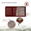 Vent Systems 30x15cm Air Vent Covers - Brown - Metal