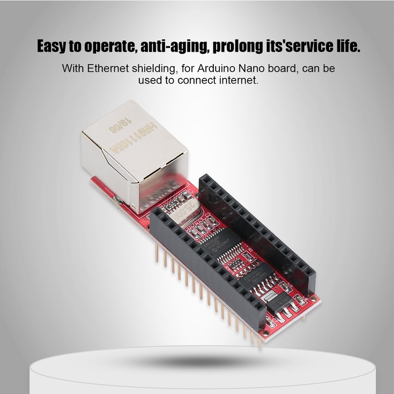 ENC28J60 Ethermet Shield V1.0 Network Module Board for Arduino Nano