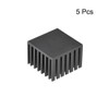 sourcing map Heatsink Cross Shaped Notches for MOS GPU IC