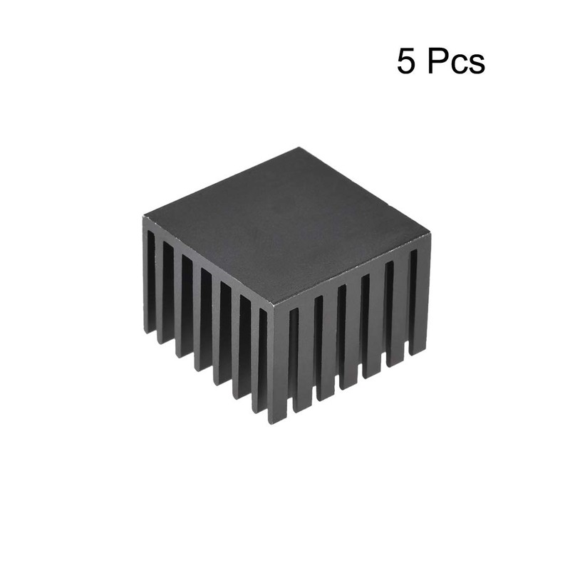 sourcing map Heatsink Cross Shaped Notches for MOS GPU IC