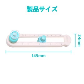 Circular Cutting Cutter, 360° Circular Cutter, Circle Cutter (Compatible with Diameters of 0.8 - 7.9 inches (2 - 20 cm), Easy to Use, For Students, Easy to Use, Handmade Stationery