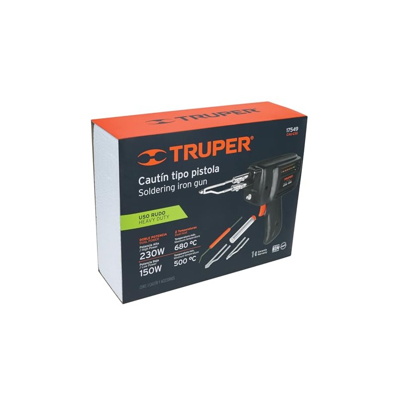 Truper CAU-230, Cautín tipo pistola de 230 Watts