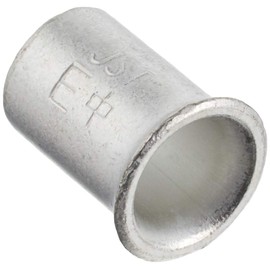 ELPA E-MB100P Ring Sleeves, Wiring, 0.4 inches (10.0 mm), 20 A, 100 Pieces, Single Wire 0.1 inch (2.6 mm) x 2 Core, Stranded 2.2 sq ft (5.5 m2 x 2 core)