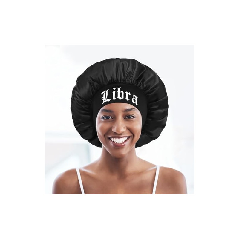 Constellation Print Satin Sleep Bonnet, Soft Comfortable Sleeping Bonnet, Make
