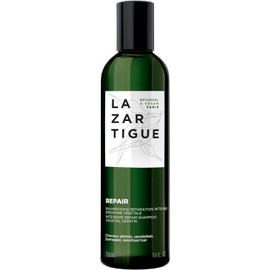 Lazartigue Repair Shampoo I Repara los daños capilares profundos y reestructura la fibra I Con queratina vegetal y ácido hialurónico botánico I Para cabello dañado I 250 ml