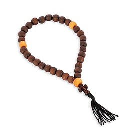 NKlaus Rosary Boxwood 30 Links Handmade Prayer Beads 36119, Wood
