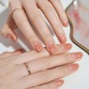 Gelato Factory Solar Gel Nail Strip, Dry Rosy Syrup, 1 Piece / 젤라또팩토리 솔라젤 네일스트립, 드라이로지시럽, 1개