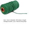 2 Pack Twine String Garden String, 100 M x 2