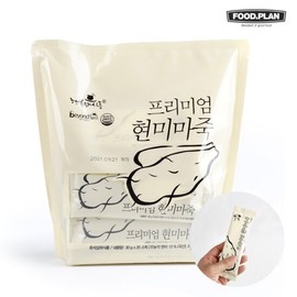 Food & Plan [Food & Plan] Premium Brown Rice Shake (Yam) 30g x 20 packets / Individually Packaged / [푸드앤플랜] 프리미엄 현미 쉐이크(마) 30g x 20포 / 개별포장