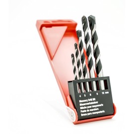 HILTI Original MDB Masonry Drill Bit Set, Drill Bit Set 4-10 mm for Concrete, 5 Pieces