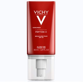 VICHY Vichy LiftActiv Peptide-C Face Sunscreen Moisturizer with SPF 30, Anti Aging Face Cream with Peptides & Vitamin C, Skin Brightening for Dark Spots and Age Spots, Moisturizing Sun Protection