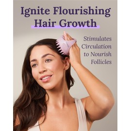 Keranique Scalp Therapy Manual Massager Hair Growth Stimulator for Dry or Wet Hair