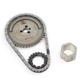 Michigan Motorsports 3-Bolt 24x LS Single Roller Timing Chain Set | Adjustable Crank Sprocket | Fits LS1 LS6 LQ4 LQ9 LR4 LM7 L59 LM4 L33 | High-Performance Timing Kit | Made in the USA!