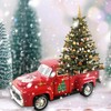 Adorno Coche Antiguo Decorado para Navidad, Decoraciones Navideñas Casa