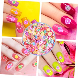 Healeved 5000pcs Fruit Flower Pattern Nail Stickers for Nail Art Decorations Vibrant Designs for Manicure Craft Projects Easy to Use for Home