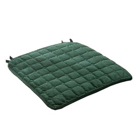 S.D.I, Chair Cushion, Coal Fabric, Plain, Comfortable, Stylish, Simple, Green, 19.7 x 19.7 inches (50 x 50 cm)
