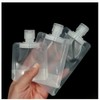 15 Pieces Travel Size Refillable Empty Squeeze Pouch,Refillable Travel Bottles