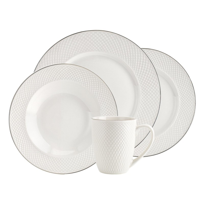 Godinger Lattuccina 16 Piece Dinnerware Set