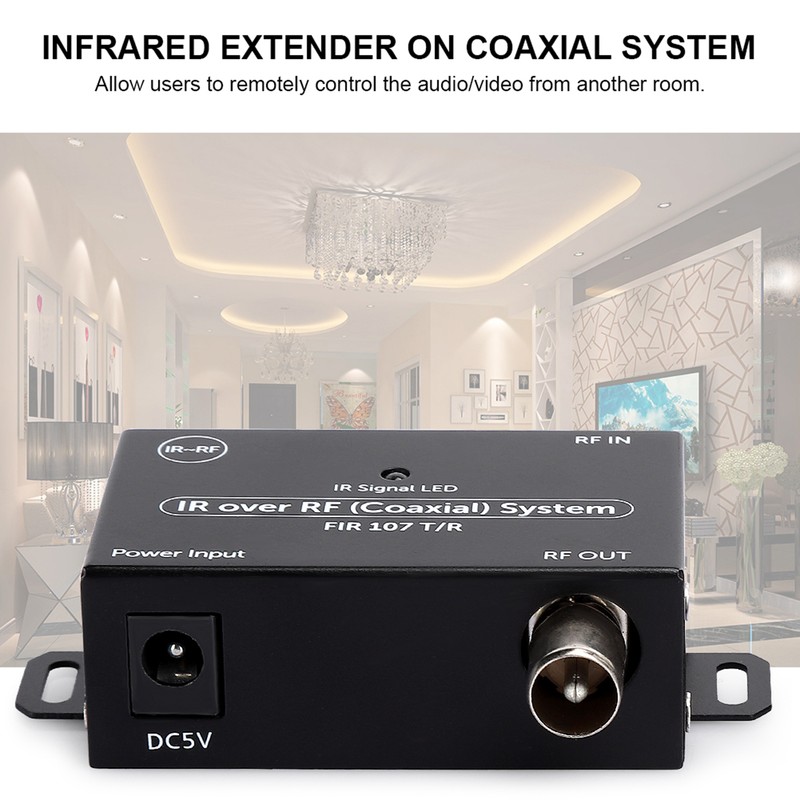 Infrared IR Extender Over Radio Frequency Remote Repeater System Kit