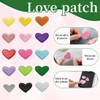 JUGUTA Pack of 22 iron-on patches, heart patches for children,
