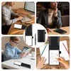 8Pcs Mini Pocket notepad A7 Holder Set, PU Leather Small
