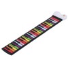 Roll Up Piano 49 Keys Kids Flexible Rainbow Keyboard Portable