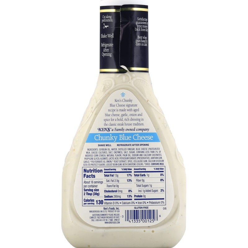 Ken's Chunky Blue Cheese Dressing, 16 oz, 2 pk