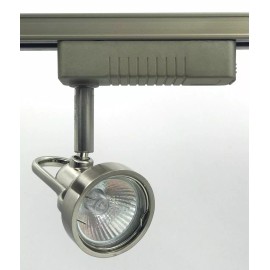 METRO  LIGHTING  Low Voltage Track Lighting Head,12V ,MR16, Satin Nickel 105 SN