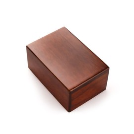 MAKEY'S Cremation Urns for Ashes, Pet Memorial Funeral Urns Box,Wooden Decorative Urn for Dog Cat,Cremation Keepsake Burial Ash Box - M (7.5 x 5 x 3.75'')
