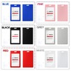 SOPHIYAYA 12 Pack Sliding ID Badge Holder - Vertical Hard