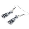 DUOWEI Acrylic Novelty Spot Dalmatian Dog Earrings Lovely Pets Drop