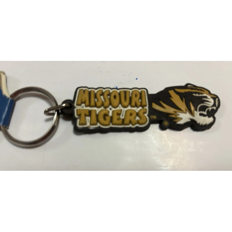 Mizzou Missouri Tigers Keyring Keychain Jenkins Game Day 3” New
