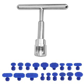 ZXNJA Dent Puller, Dent Repair Kit Car, Dent Removal Tool Body T Bar Dent Puller Car, Car Dent Pull, Hail Damage Repair Kit, Suitable for All Types of Dents in the Car