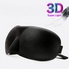 3D 3D sleeping eye mask SL Anti-squeezing nose light eye mask Travel sleep item 3D 3D sleeping eye mask SL Black 6ea
