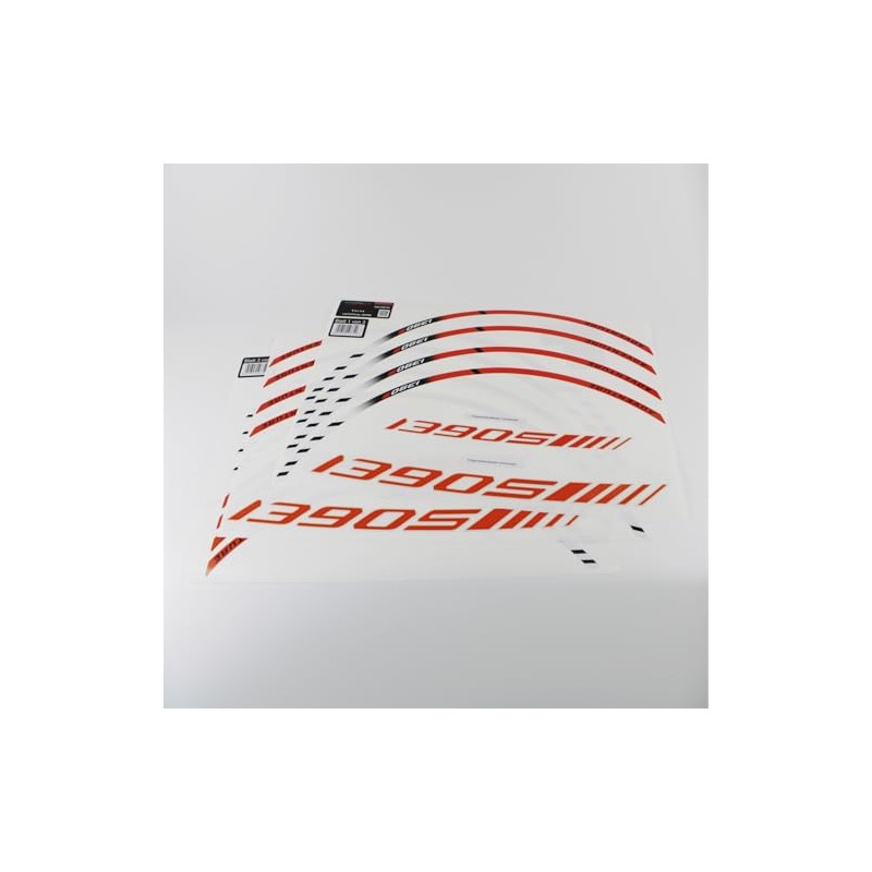 Set Felgenrand Aufkleber Orange Compatible with KTM 1390 Super Adventure