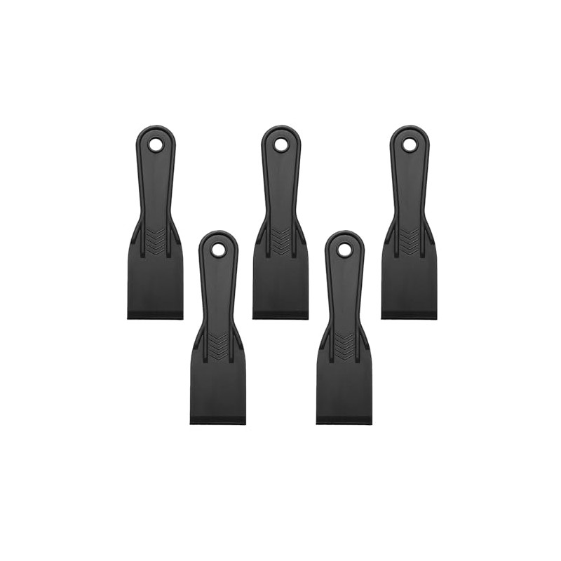 5 Pcs Plastic Putty Knife,2Inch Flexible Paint Scraper Tool for
