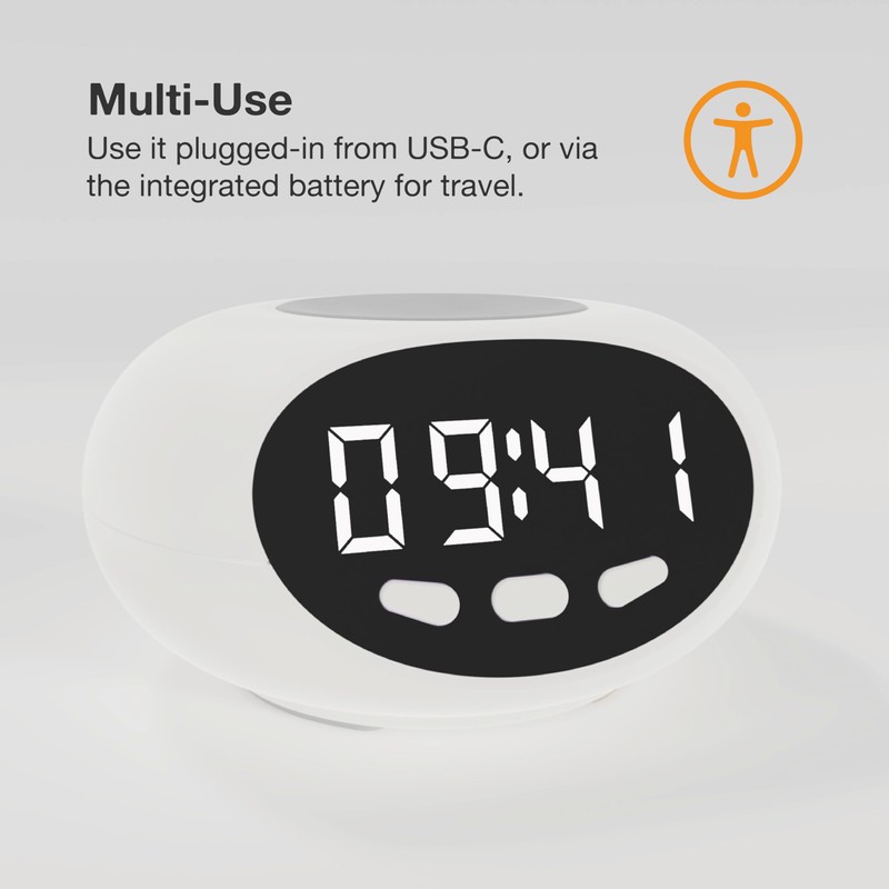 DAUH Talking Alarm Clock - Extra Loud Time and Date