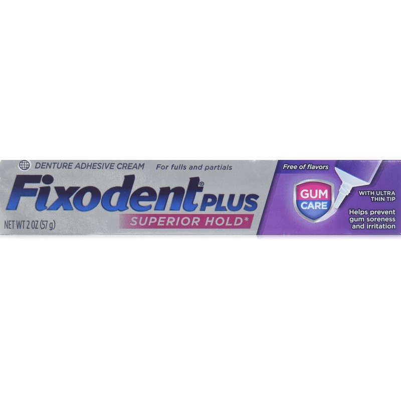 Fixodent Control calcomanía Tamaño 2z