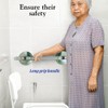 Heavy Duty Grab Bar with Large Suction Cups for Shower